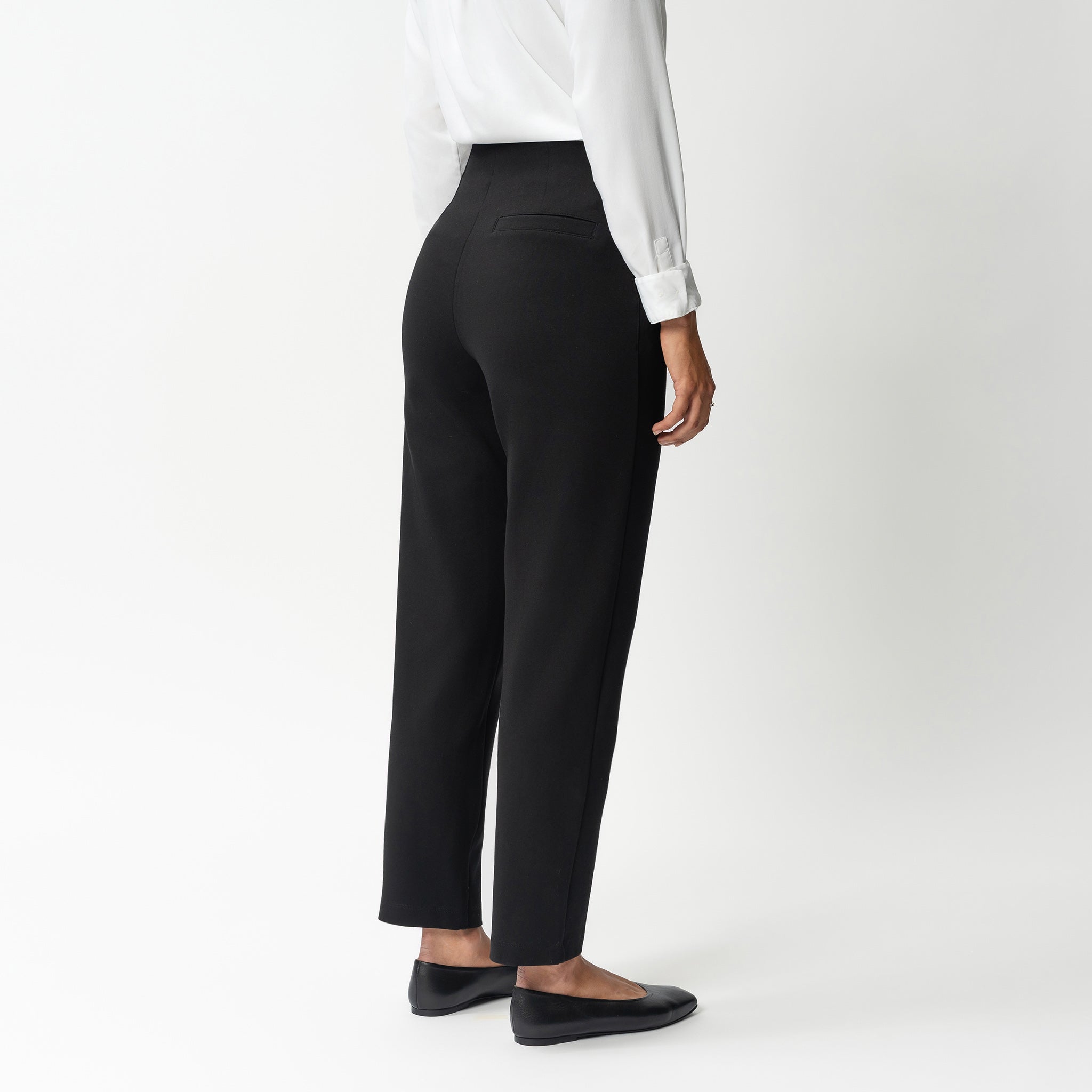 Tailored Ponte Straight Trouser - Ninepine