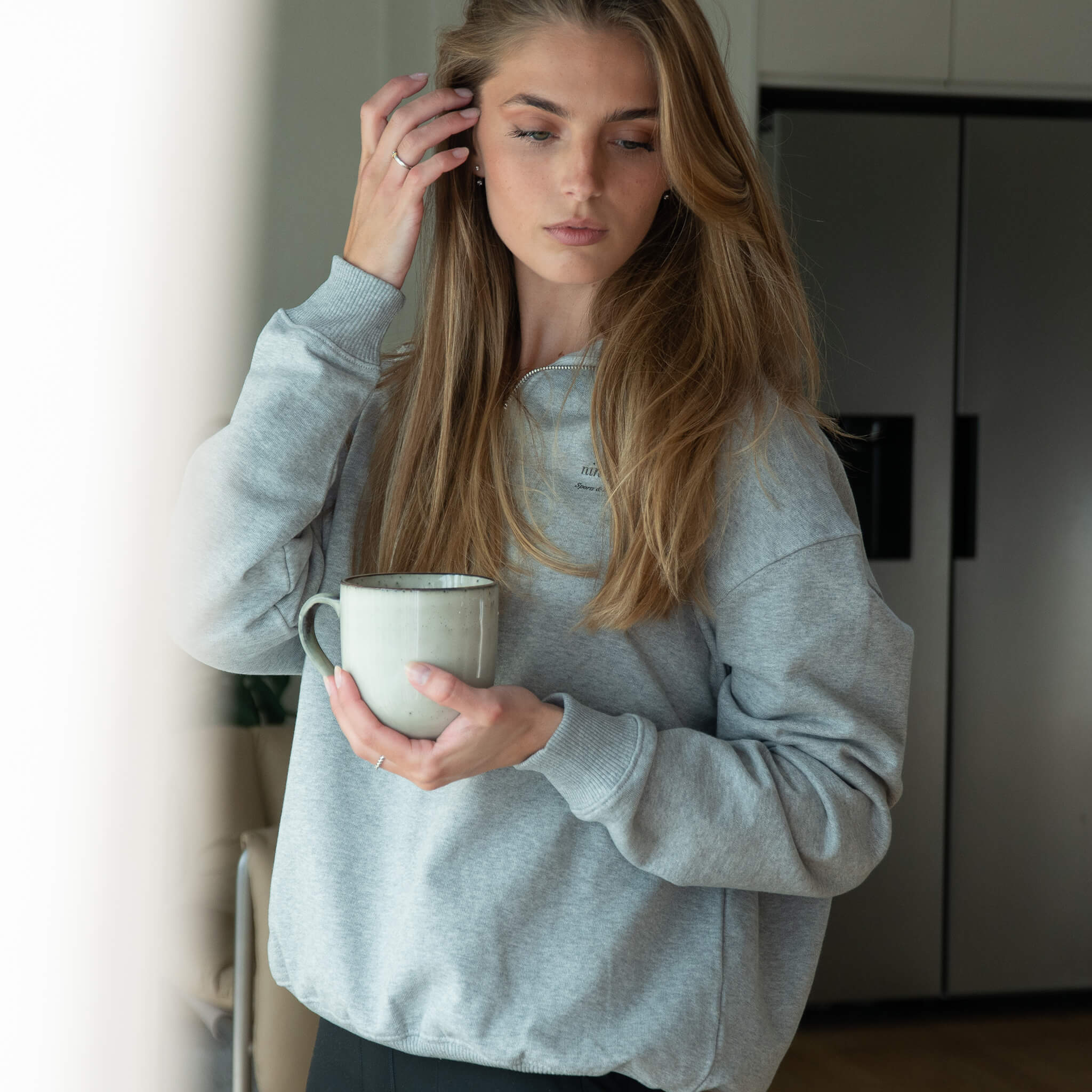 Quarter-Zip Relaxed Sweater - Ninepine