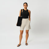 Light Ponte Shorts - Ninepine