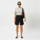 Light Ponte Shorts - Ninepine