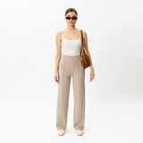 Asana Relaxed Front Crease Pant - Ninepine