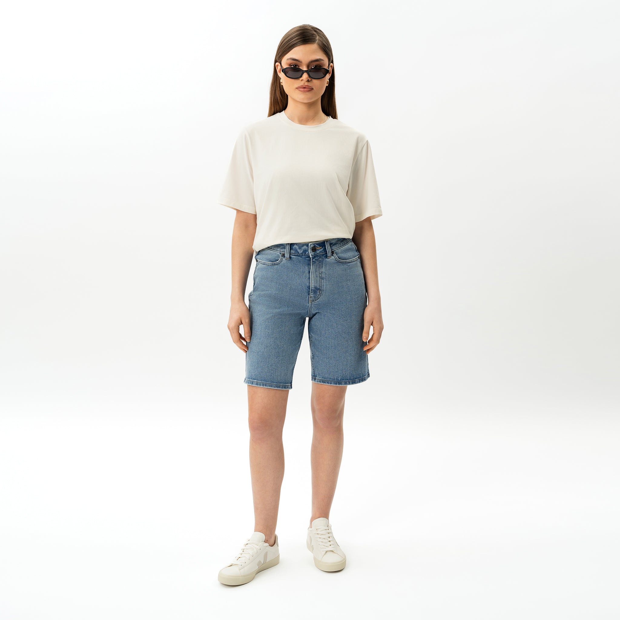 Stretchy ComfortDenim™ Shorts - Ninepine