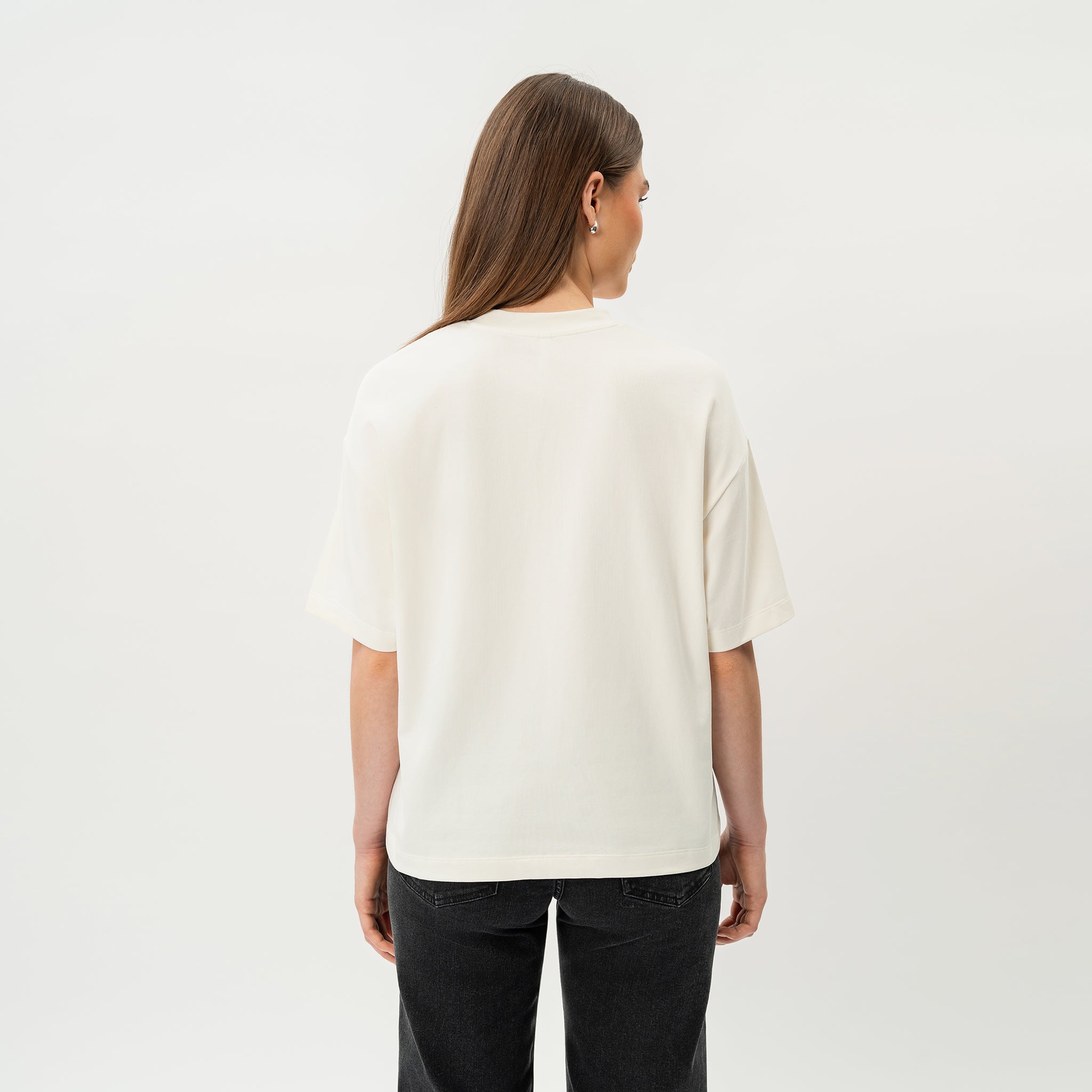 Oversized Boxy Pima T-shirt - Ninepine
