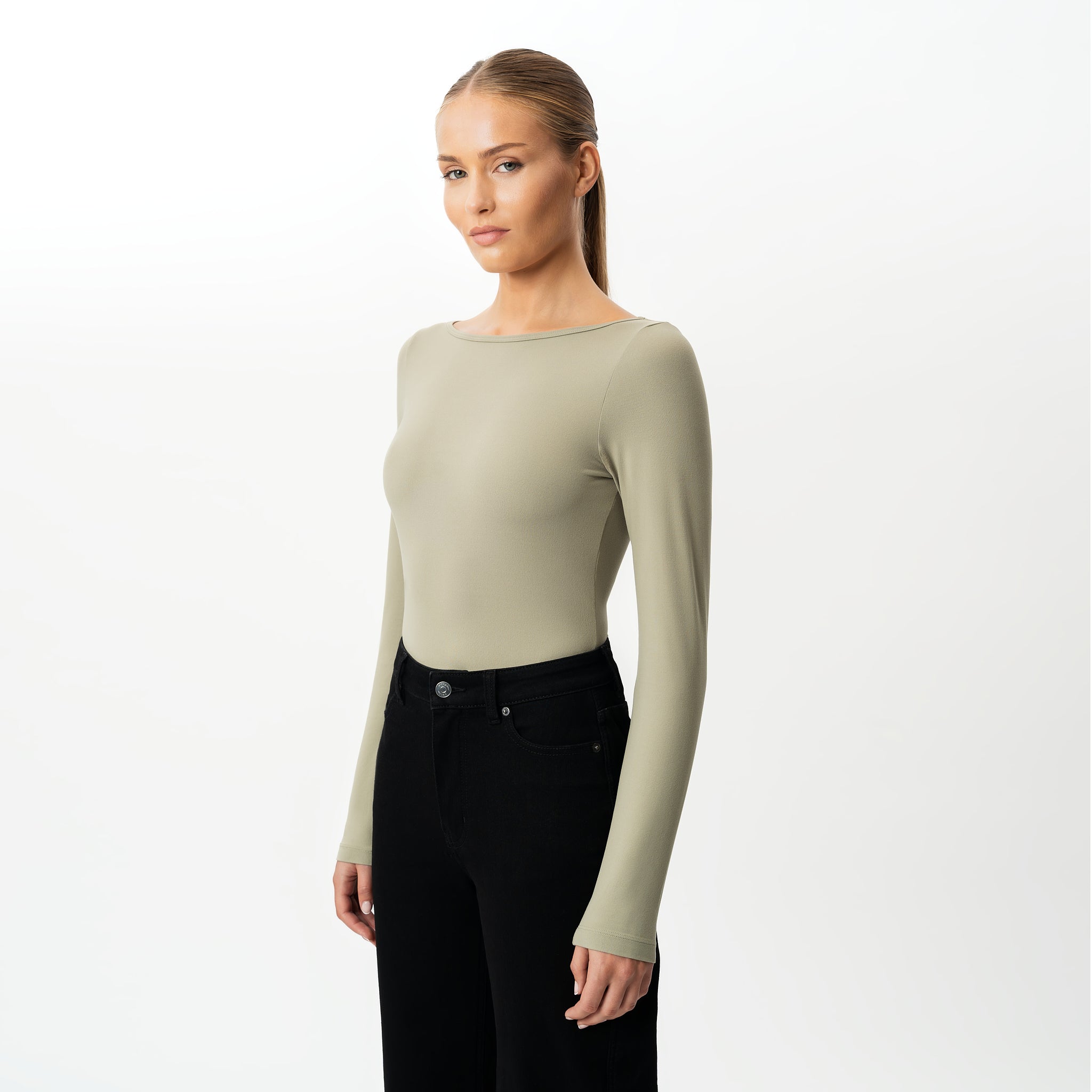 Soft Boatneck Long-sleeve - Ninepine