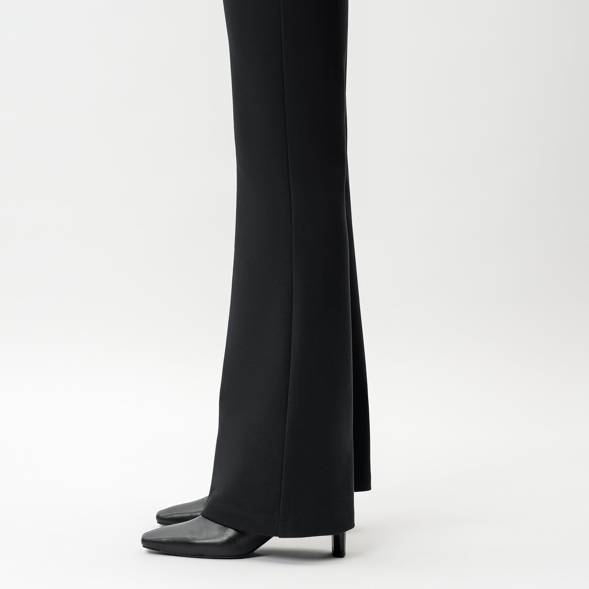 Tailored Ponte Bootcut Trouser - Ninepine