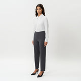 Tailored Ponte Straight Trouser - Ninepine