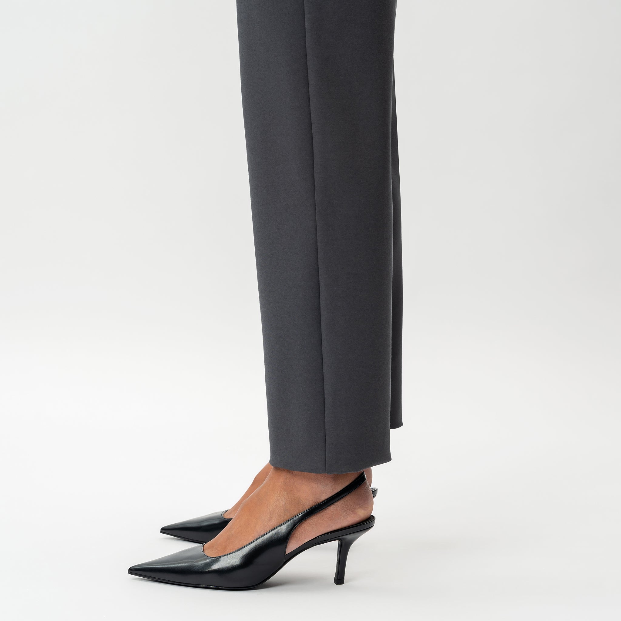 Tailored Ponte Straight Trouser - Ninepine