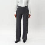 Tailored Ponte Relaxed Trouser - Ninepine