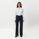Tailored Ponte Relaxed Trouser - Ninepine