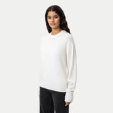 Lambswool Crewneck Sweater - Off White - Ninepine