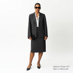 Tailored Ponte Midi Skirt - Ninepine